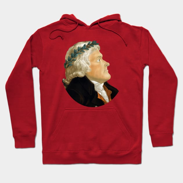 President Thomas Jefferson Hoodie by warishellstore